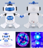 Mechanical Robot Boy Music Electric Dancing Space Walking Robot Toy Kids Presents