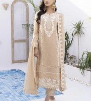 Indian Weightless Georgette  Embroidery Churidar Salwar Kameez (HRB02)