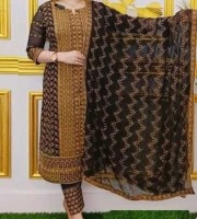 Weightless Balck Georgette Heavy Embroidered Salwar Kameez (HP28)