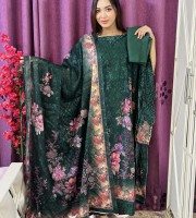 Embroidery and sequence work on pure cotton (NR-G03)