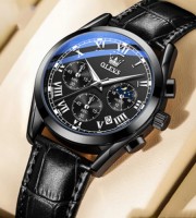 OLEVS Luxury Smart Fitness Wrist Watch- Full Black